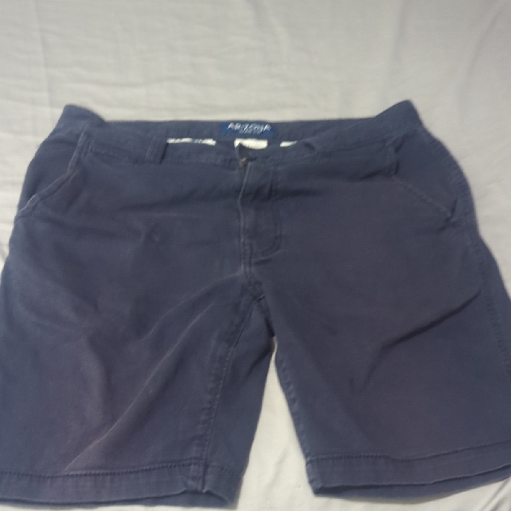 Arizona Jean Company Blue Bermuda Shorts Classic Cotton Blend